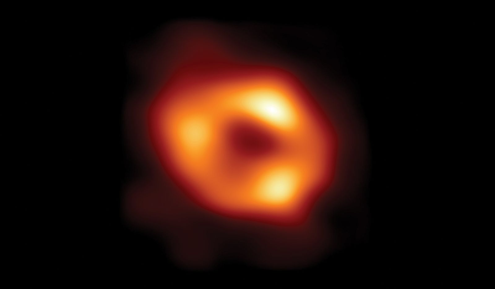 The first image of the supermassive black hole at the center of the Milky Way